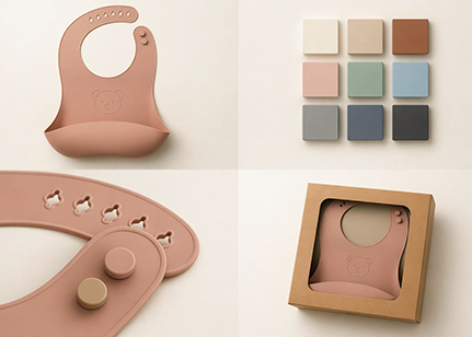 Light customization silicone bibs