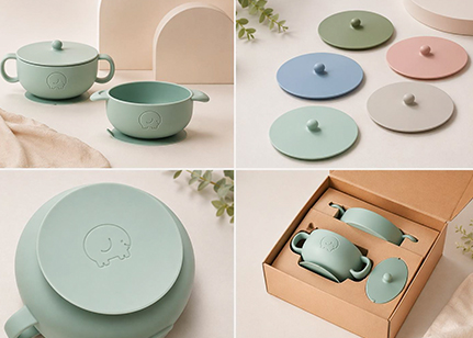 Light customization silicone bowls